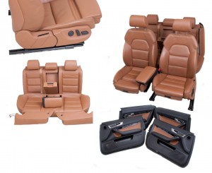 Orgineel Audi a6 4F LEER SPORT interieur/bruin/moca 