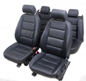 ORIGINELE Audi A6 4F LEER interieur complete set/zwart