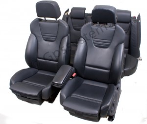 Orgineel Audi S4 8E RECARO LEER interieur zwart 2001/2008 