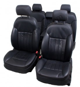 Orgineel Audi A8 leer interieur zwart compleet