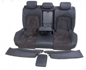 Orgineel Audi A4 8K SOPRT LEER ALCANTARA interieur zwart VOOL ELEC. STOEL VERW.