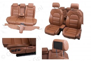 Orgineel Audi a4 8E LEER SPORT interieur DVD SCHEERM in de hoofdsteunen