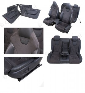 Orgineel Audi S5 leer alcantara interieur compleet