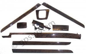 Interieurlijsten Audi A4 8E 2001/2008 compleet lichtbruin zeer exclusief 
