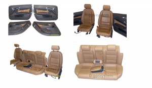 ORIGINELE AUDI A6 LEER INTERIEUR COMPLEET